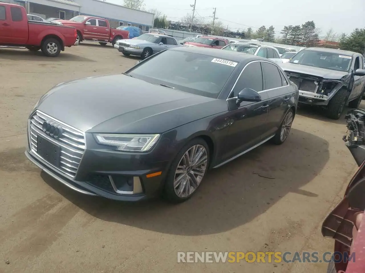 1 fotografías del automóvil dañado WAUENAF4XKA035436 AUDI A4 2019