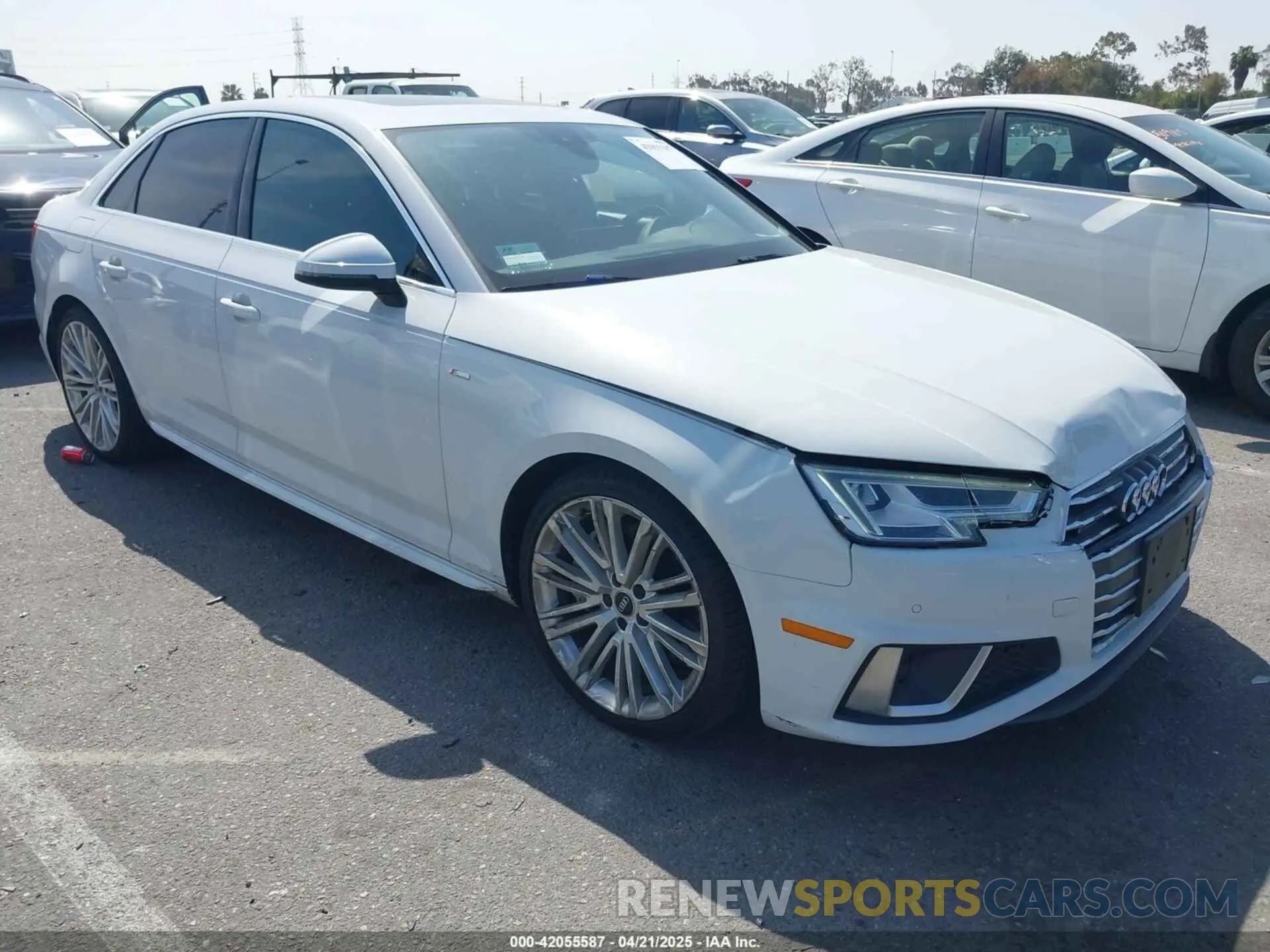 1 fotografías del automóvil dañado WAUENAF4XKN013929 AUDI A4 2019