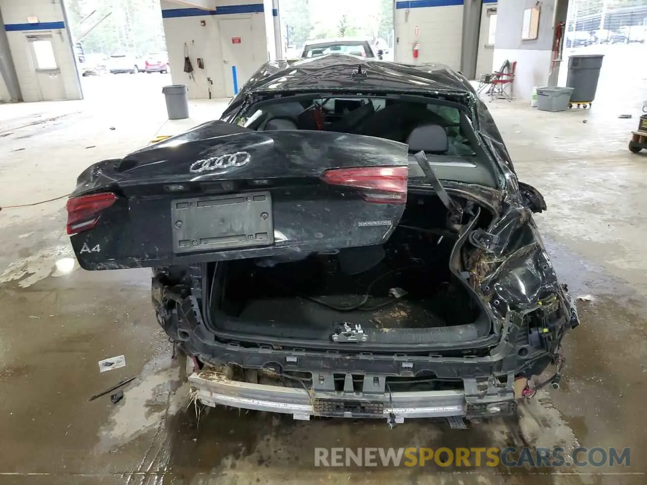 6 fotografías del automóvil dañado WAUFNAF44KA115190 AUDI A4 2019