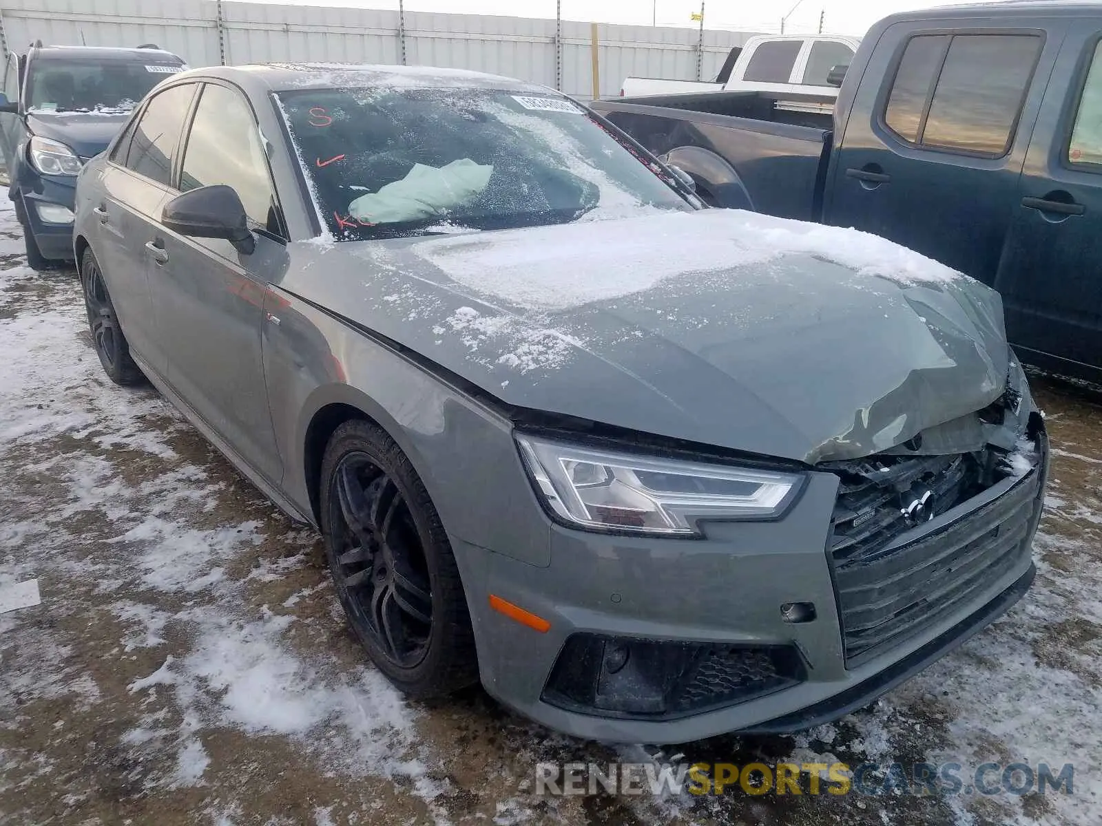 1 fotografías del automóvil dañado WAUFNAF45KN001692 AUDI A4 2019