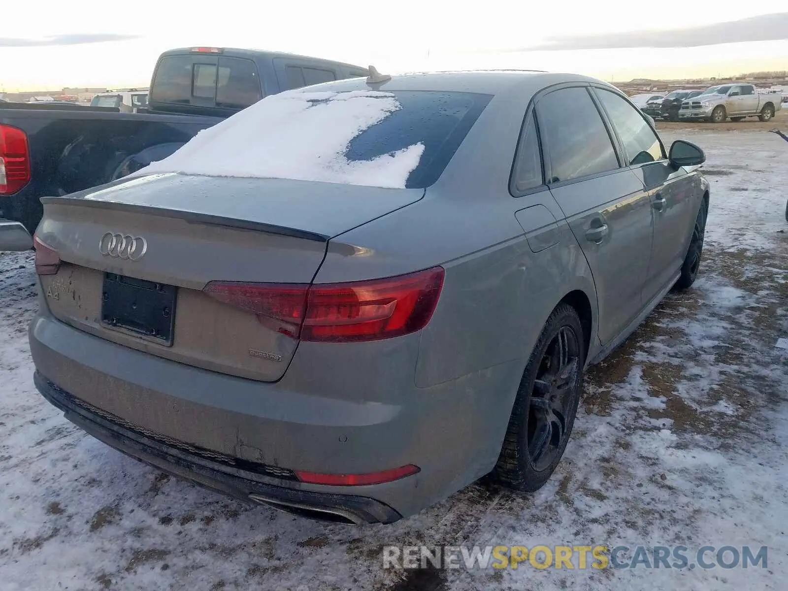 4 fotografías del automóvil dañado WAUFNAF45KN001692 AUDI A4 2019