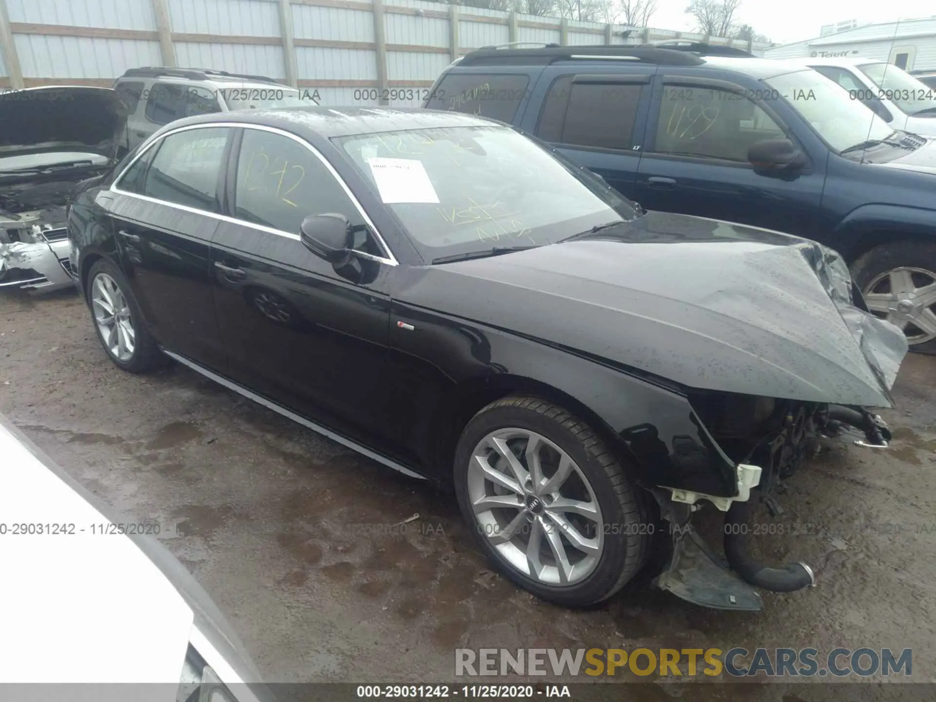 1 fotografías del automóvil dañado WAUFNAF46KA023353 AUDI A4 2019