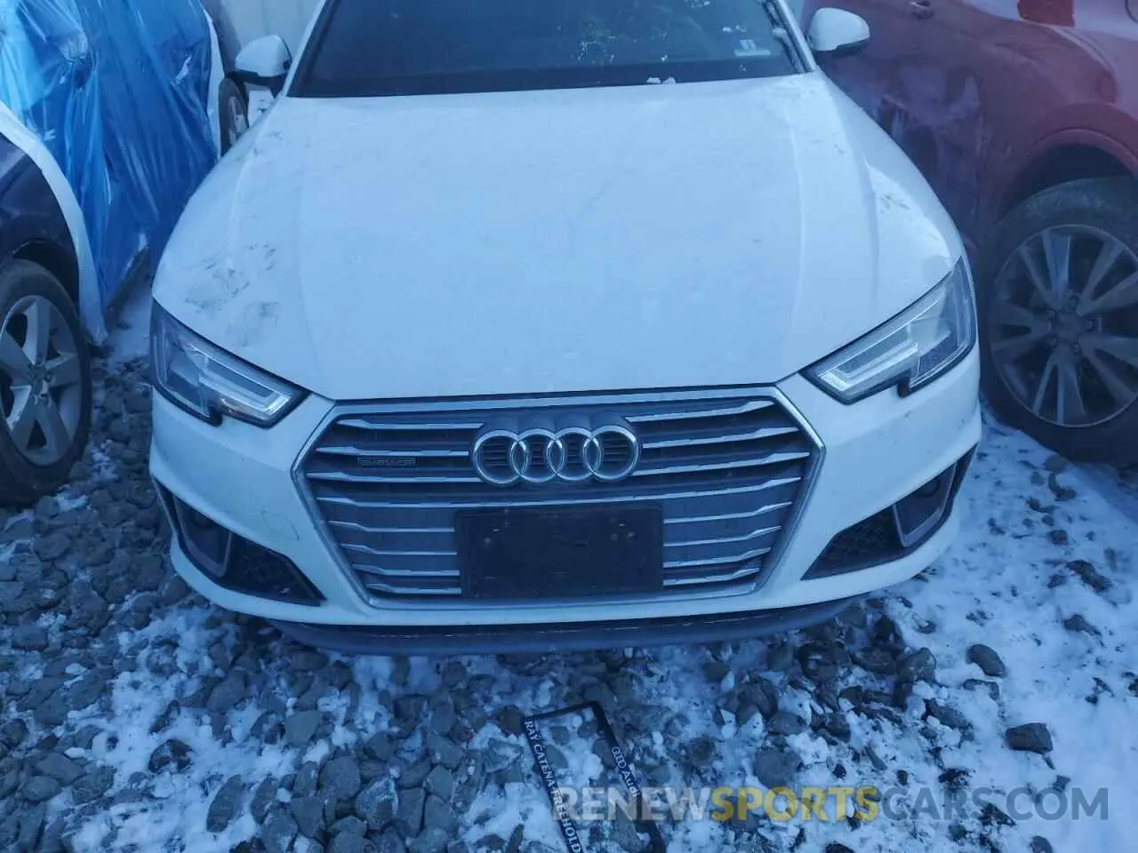 11 fotografías del automóvil dañado WAUFNAF47KN003184 AUDI A4 2019