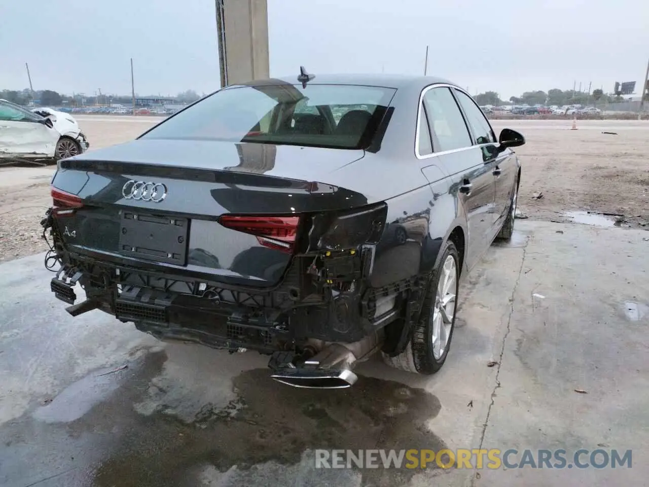 4 fotografías del automóvil dañado WAUGMAF40KA035151 AUDI A4 2019