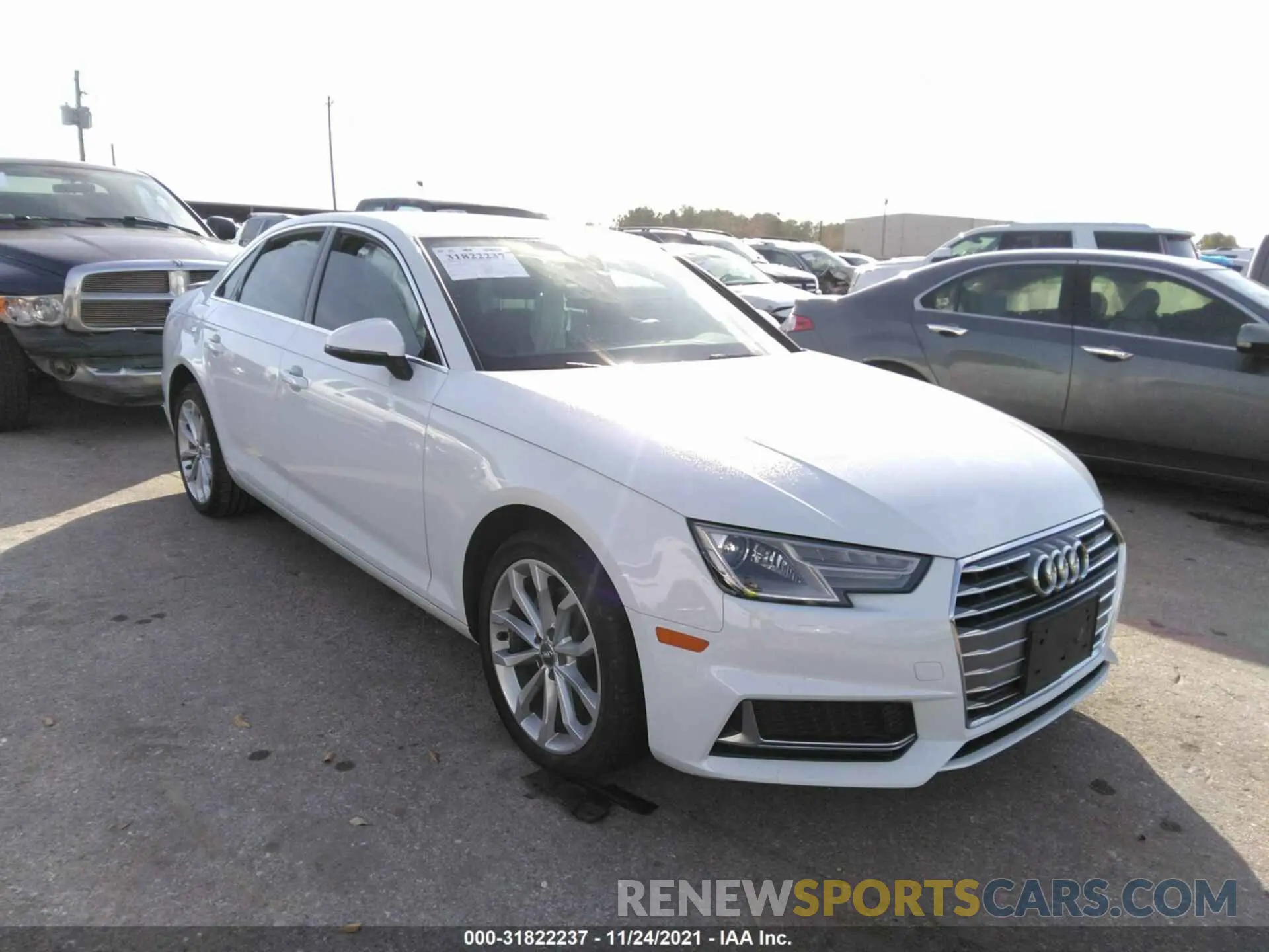 1 fotografías del automóvil dañado WAUGMAF40KN001574 AUDI A4 2019
