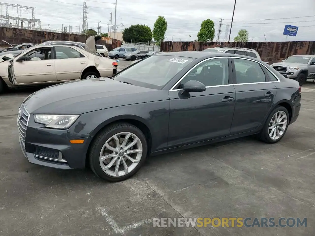 1 fotografías del automóvil dañado WAUGMAF40KN005026 AUDI A4 2019
