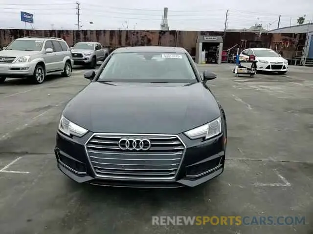 10 fotografías del automóvil dañado WAUGMAF40KN005026 AUDI A4 2019
