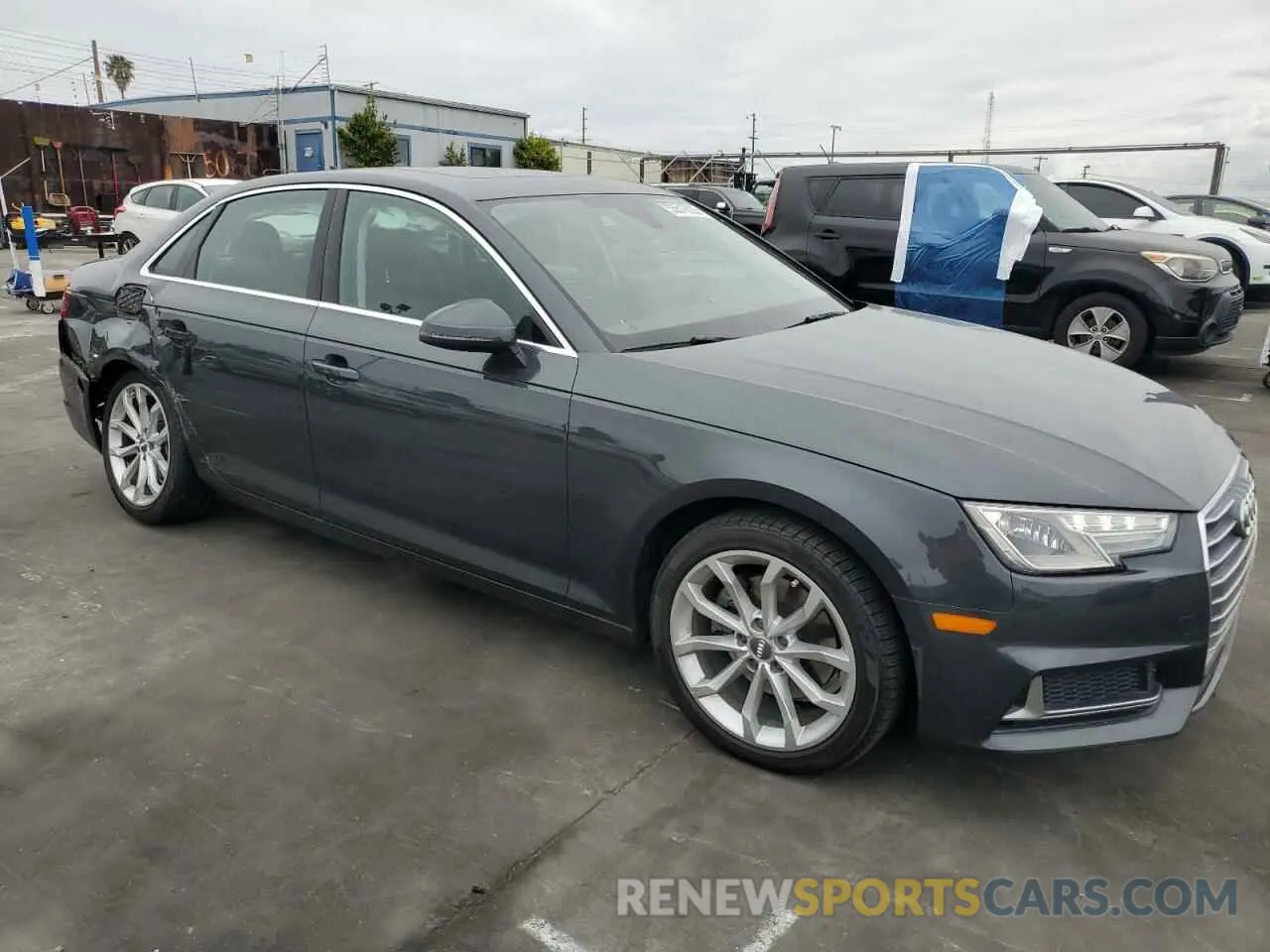 4 fotografías del automóvil dañado WAUGMAF40KN005026 AUDI A4 2019
