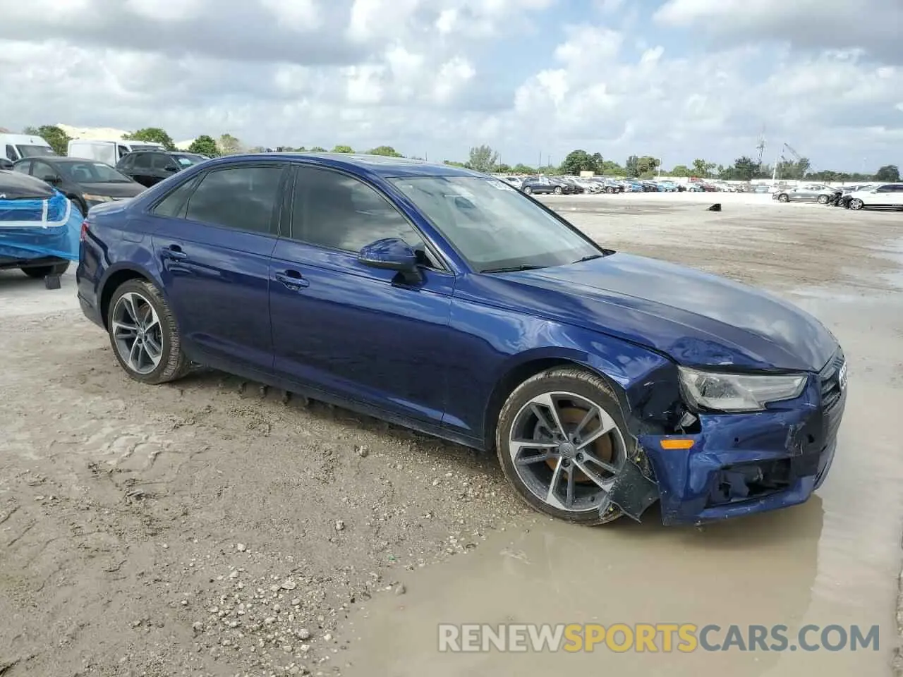 4 fotografías del automóvil dañado WAUGMAF40KN020996 AUDI A4 2019