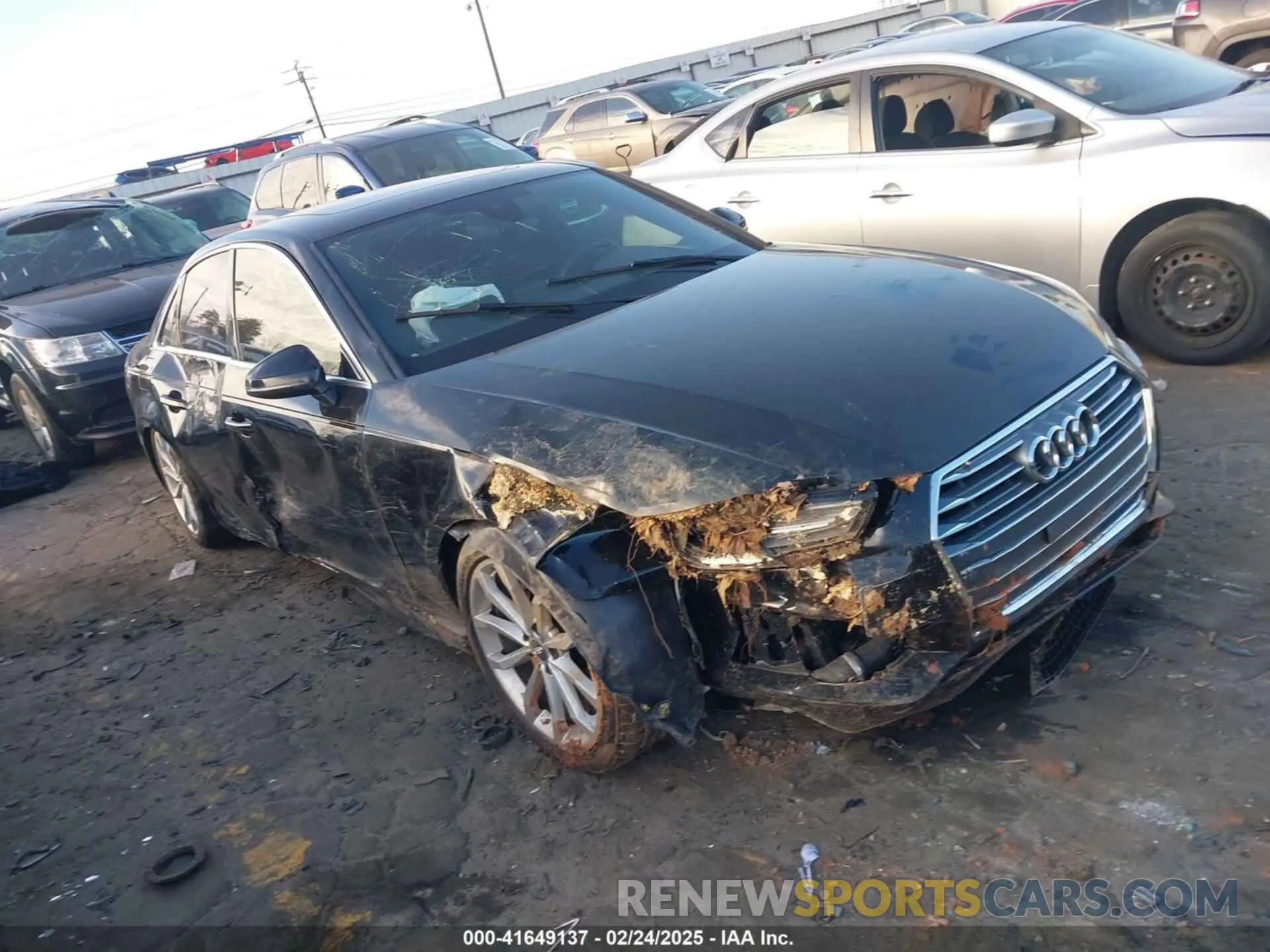 1 fotografías del automóvil dañado WAUGMAF41KN004404 AUDI A4 2019