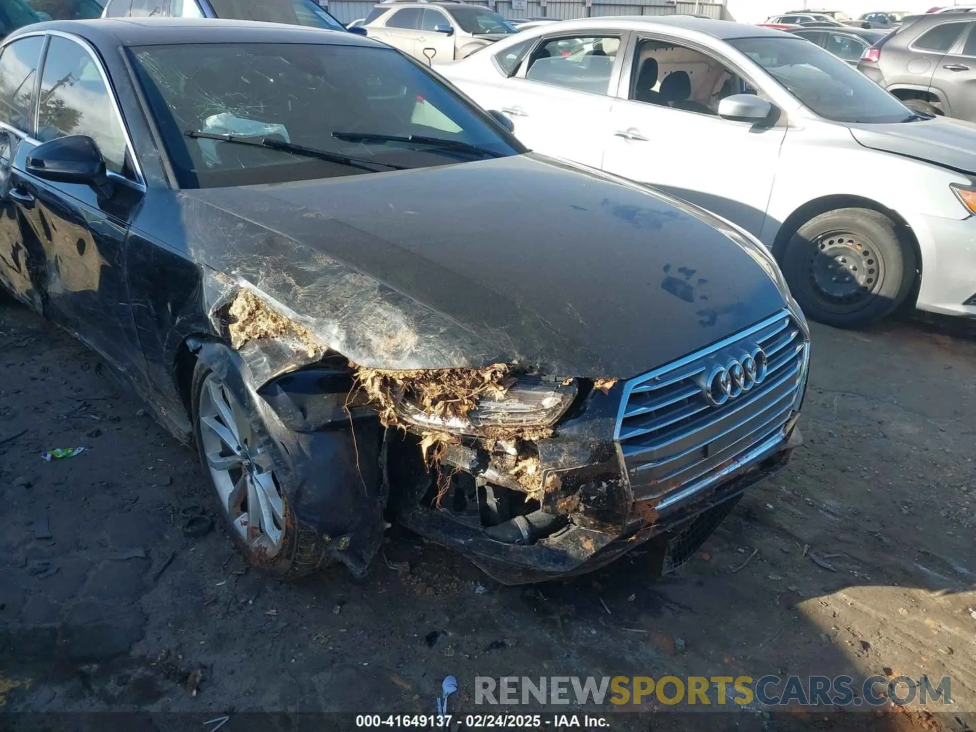 6 fotografías del automóvil dañado WAUGMAF41KN004404 AUDI A4 2019