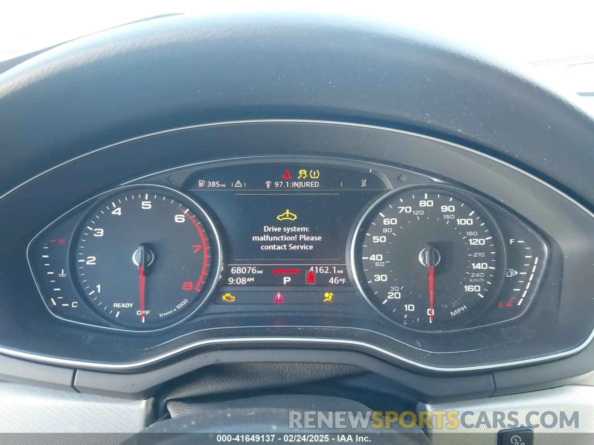 7 fotografías del automóvil dañado WAUGMAF41KN004404 AUDI A4 2019