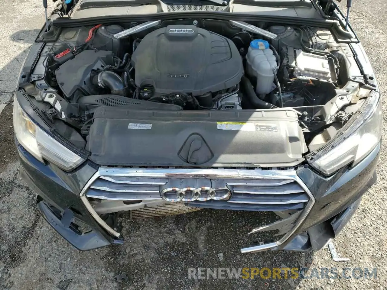 13 fotografías del automóvil dañado WAUGMAF41KN006122 AUDI A4 2019