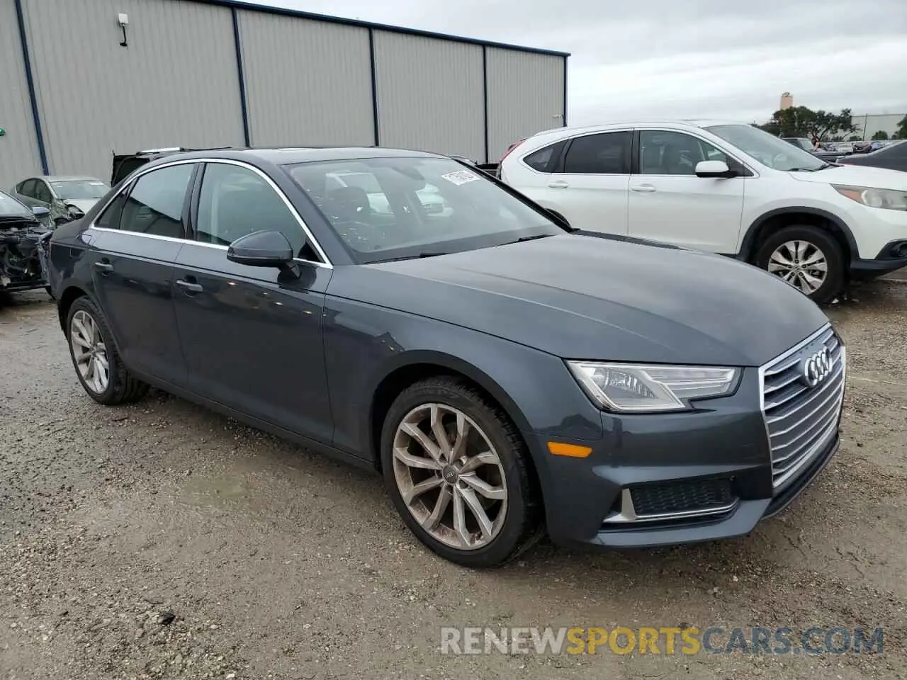 4 fotografías del automóvil dañado WAUGMAF42KN007361 AUDI A4 2019