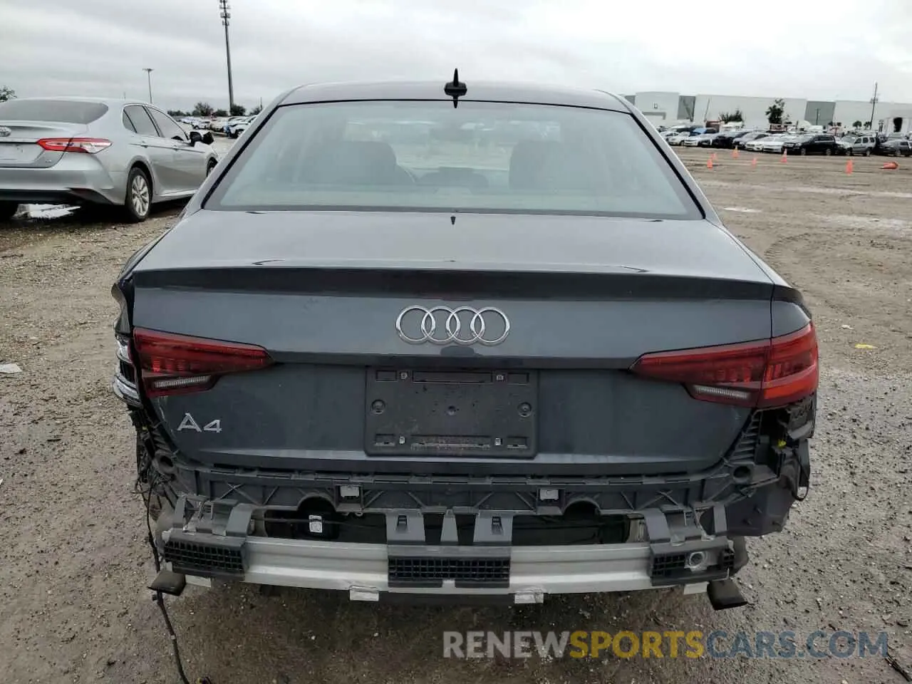 6 fotografías del automóvil dañado WAUGMAF42KN007361 AUDI A4 2019