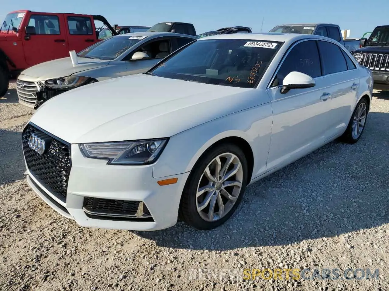 1 fotografías del automóvil dañado WAUGMAF44KN004221 AUDI A4 2019
