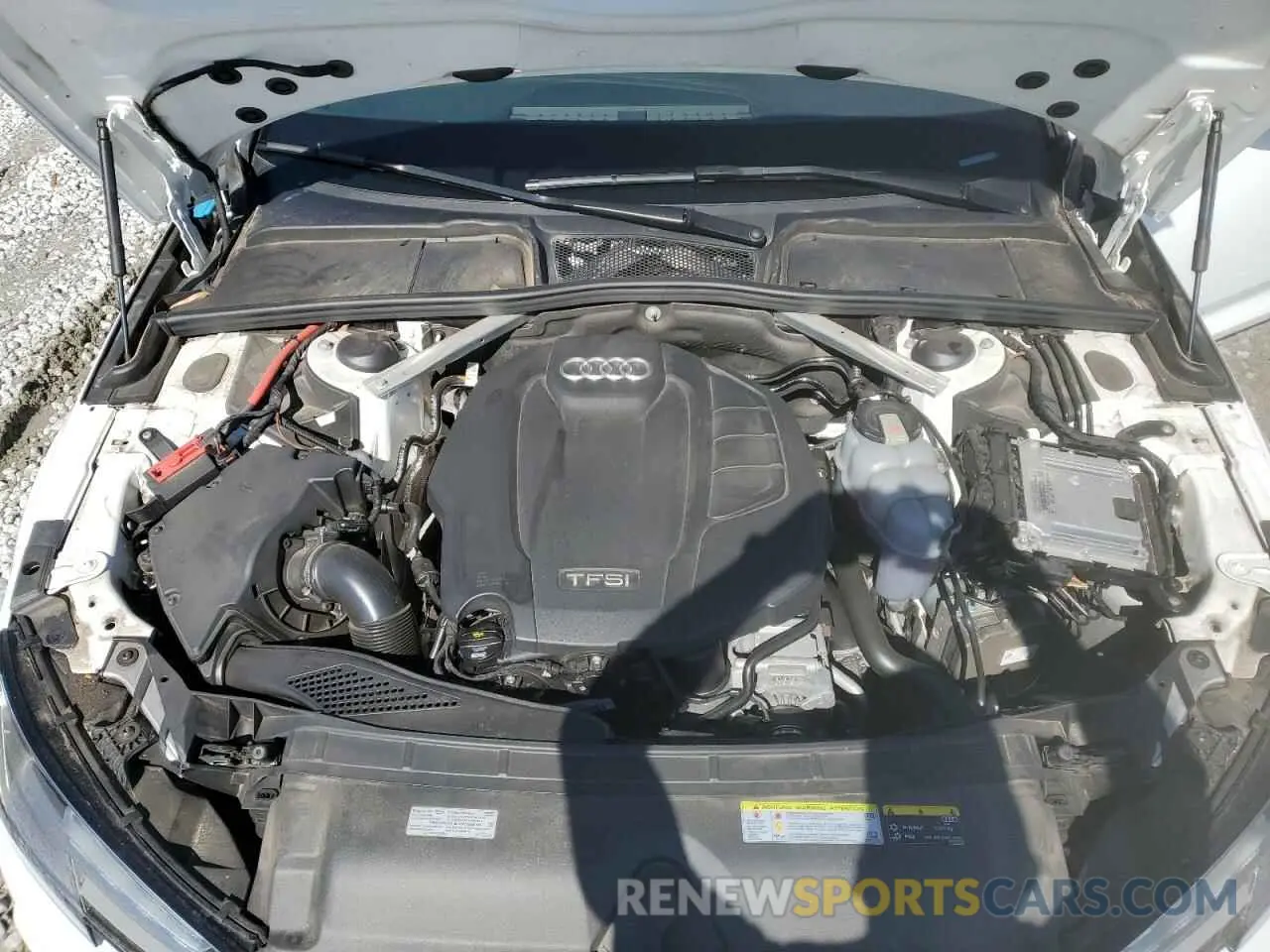 11 fotografías del automóvil dañado WAUGMAF45KA113486 AUDI A4 2019