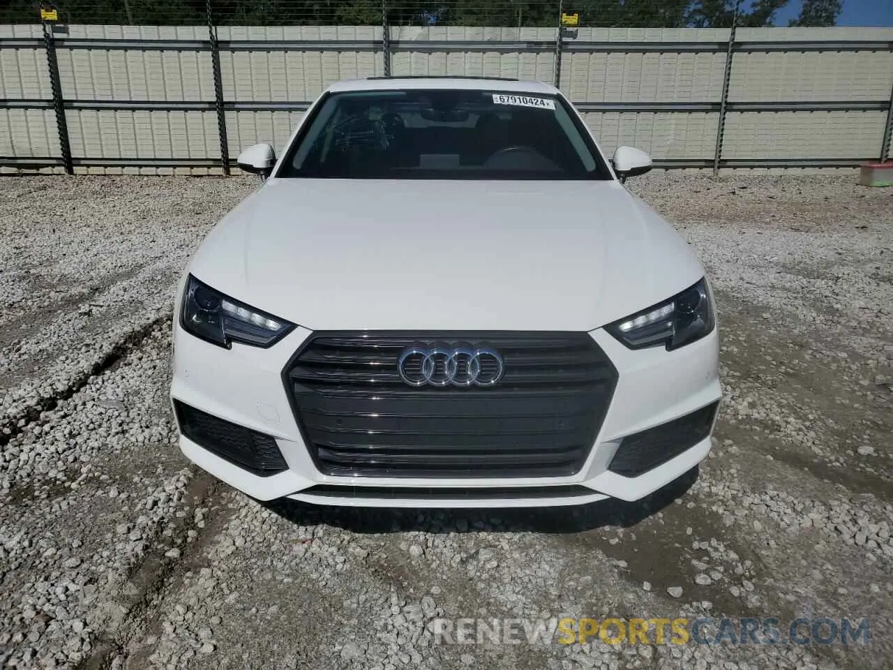 5 fotografías del automóvil dañado WAUGMAF45KA113486 AUDI A4 2019