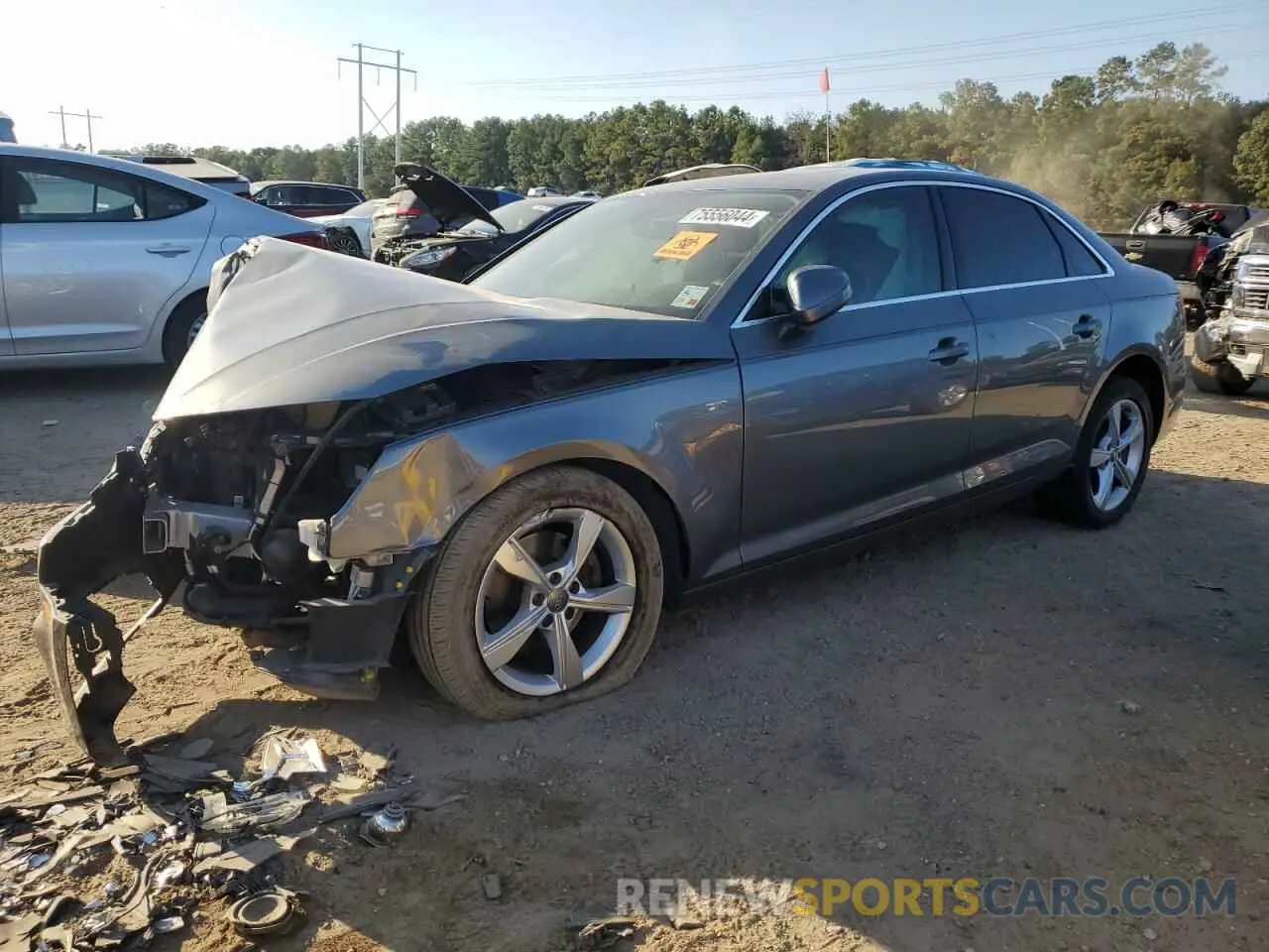 1 fotografías del automóvil dañado WAUGMAF47KA022297 AUDI A4 2019