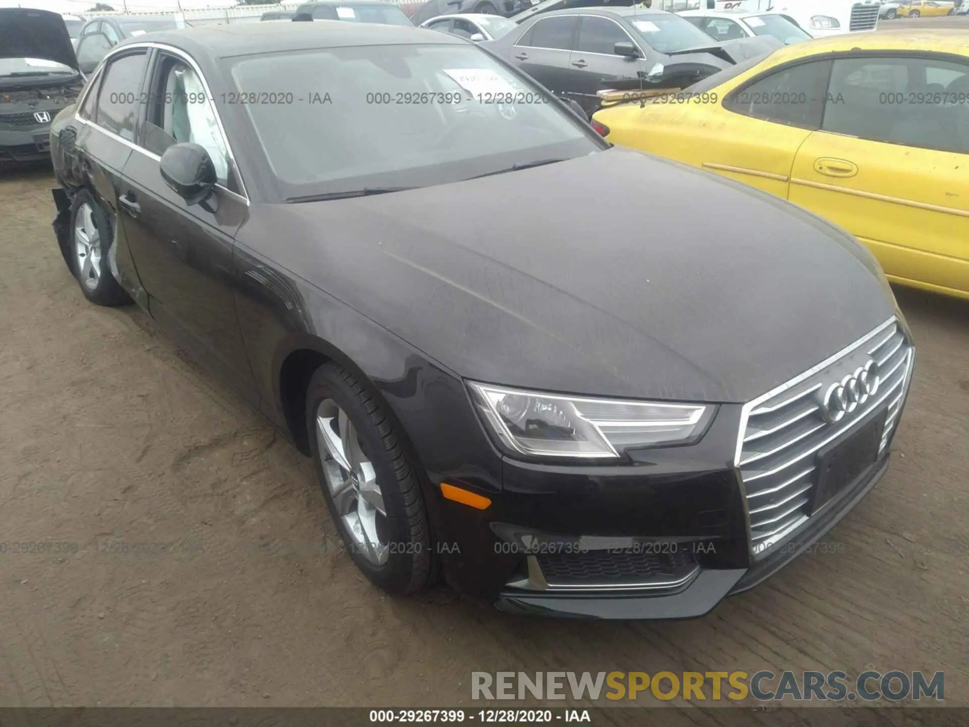 1 fotografías del automóvil dañado WAUGMAF4XKA057447 AUDI A4 2019