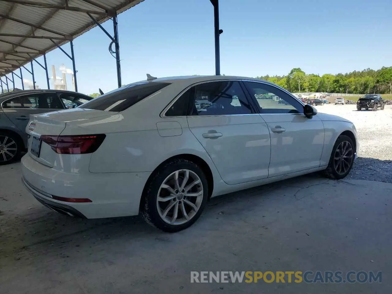 3 fotografías del automóvil dañado WAUGMAF4XKN001422 AUDI A4 2019