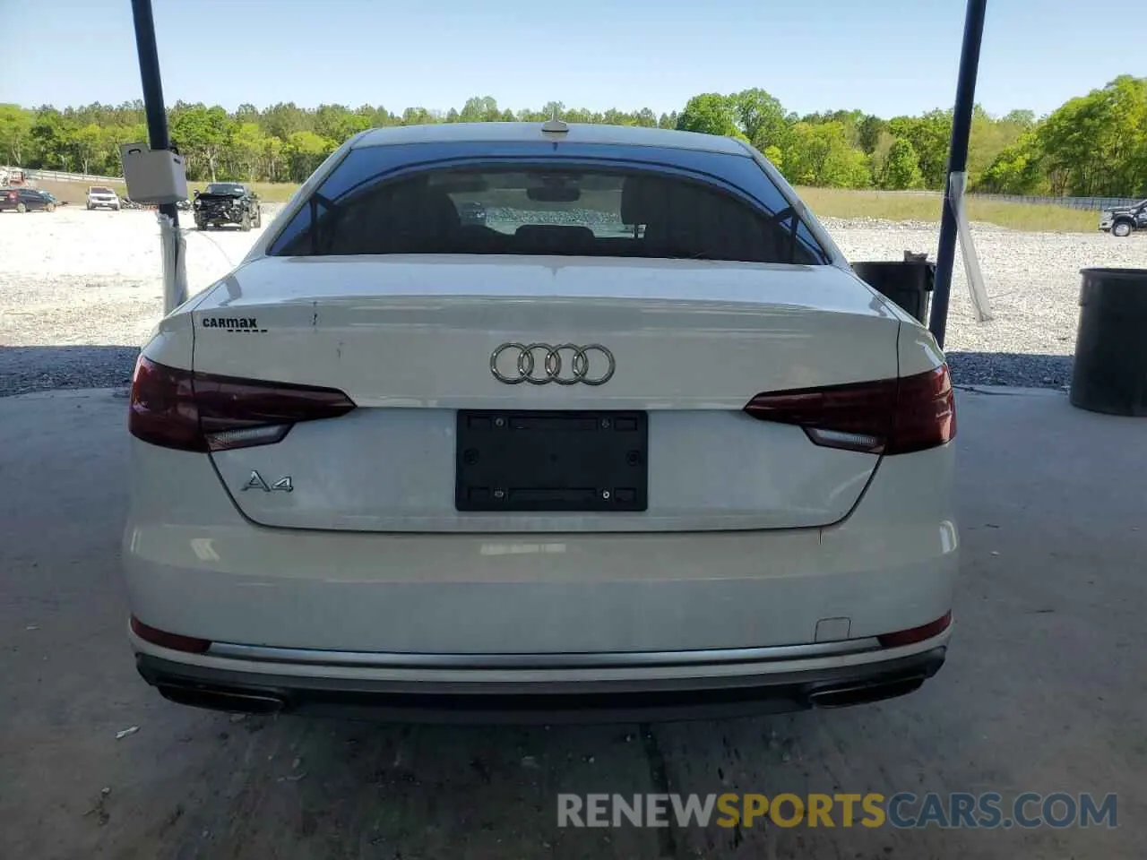 6 fotografías del automóvil dañado WAUGMAF4XKN001422 AUDI A4 2019