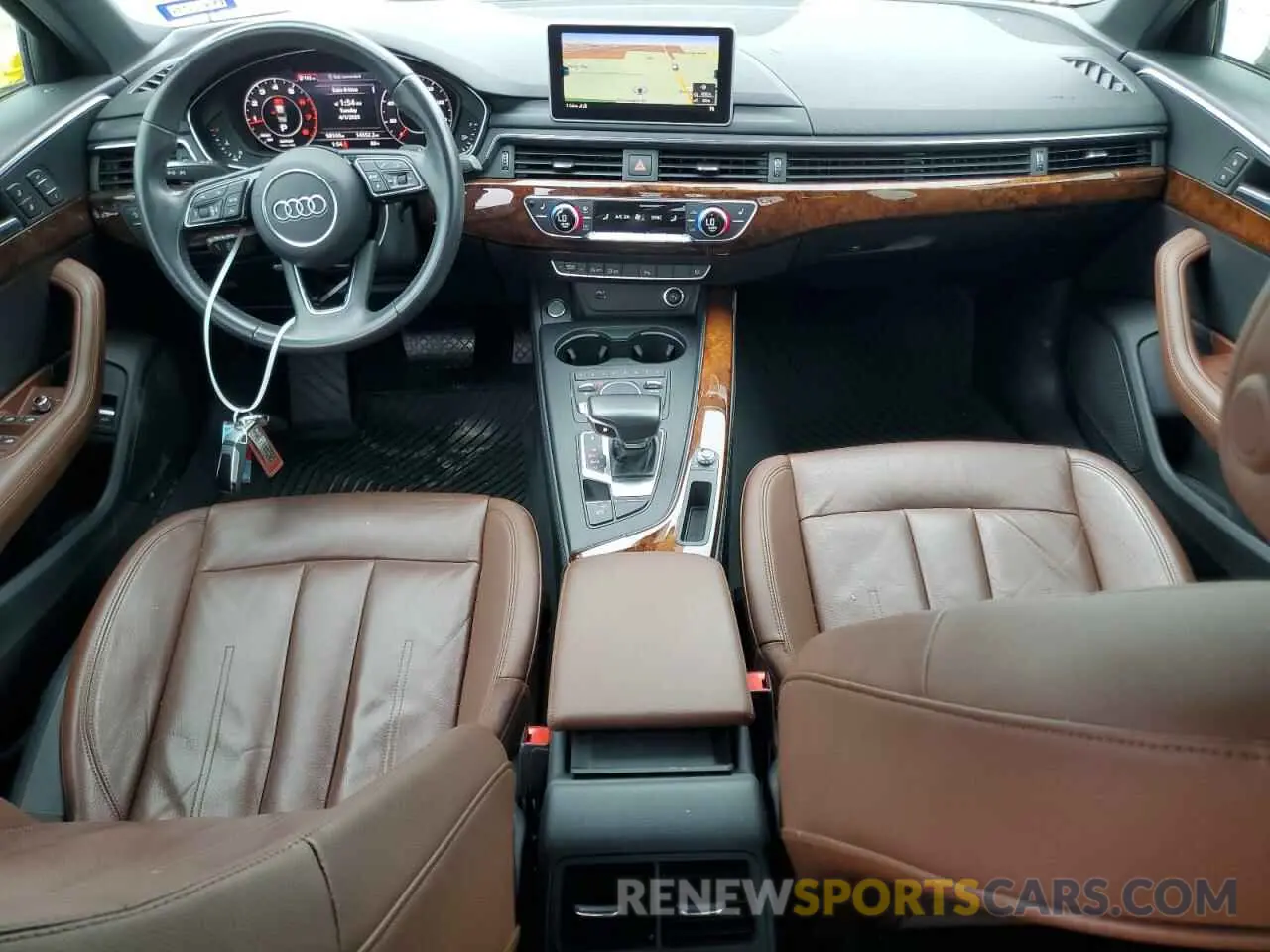 8 fotografías del automóvil dañado WAUHMAF40KN004298 AUDI A4 2019