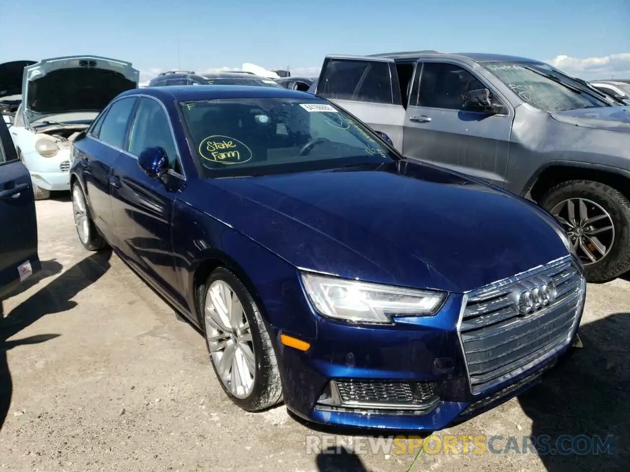 1 fotografías del automóvil dañado WAUHMAF44KA038767 AUDI A4 2019