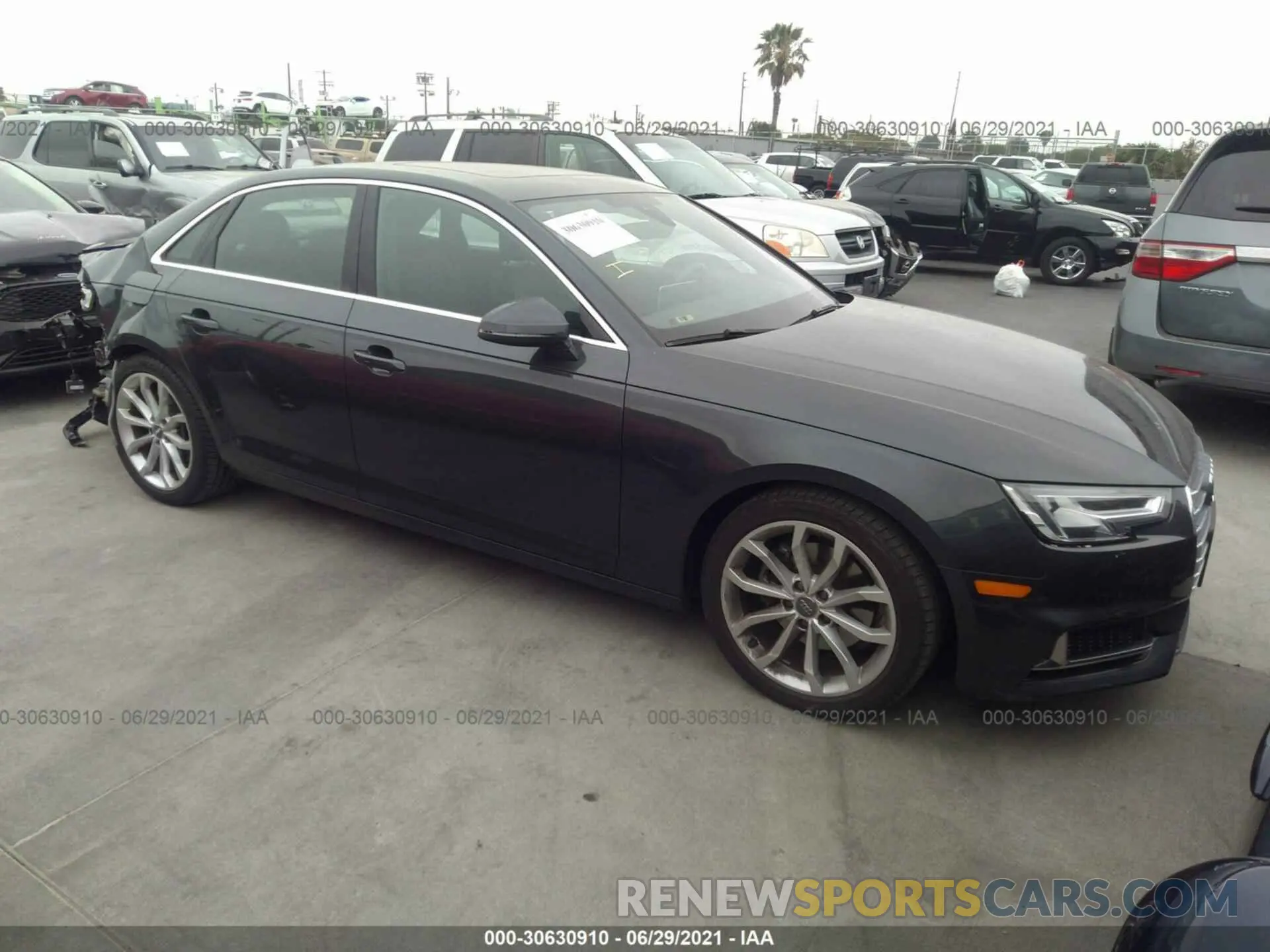 1 fotografías del automóvil dañado WAUHMAF46KN015659 AUDI A4 2019