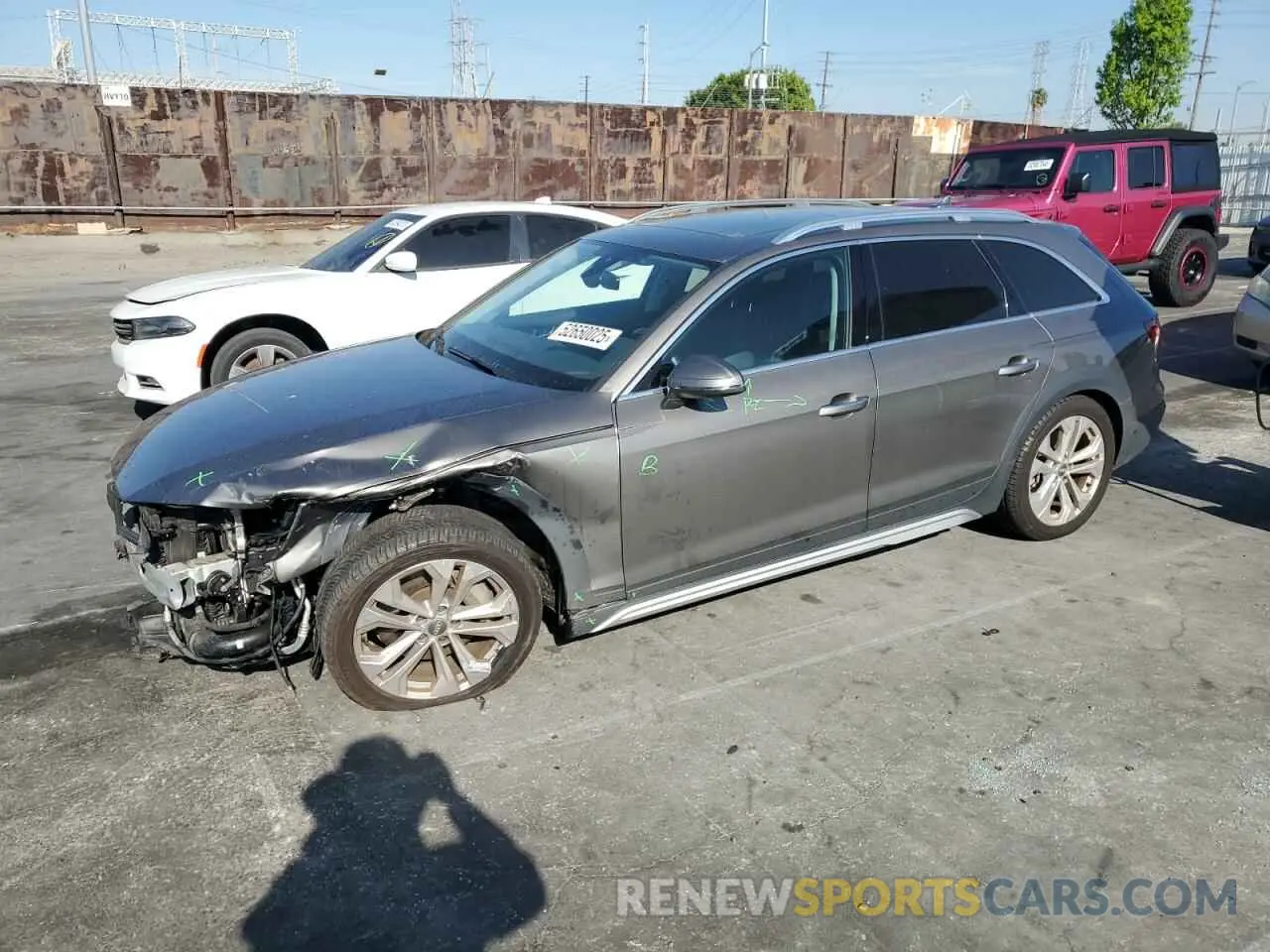 1 fotografías del automóvil dañado WA18NAF43LA066636 AUDI A4 2020