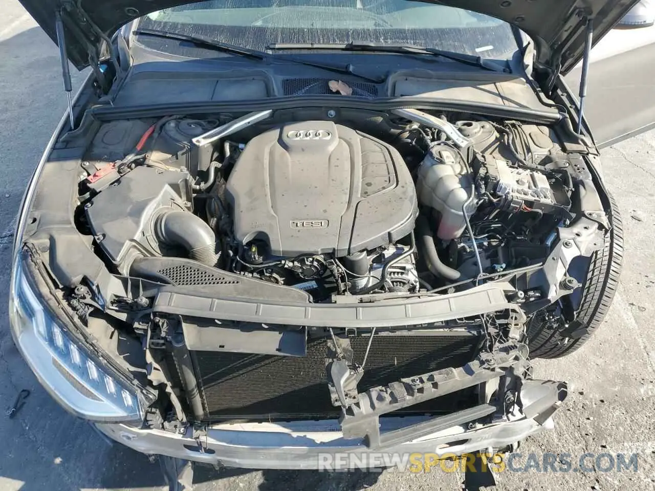 11 fotografías del automóvil dañado WA18NAF43LA066636 AUDI A4 2020