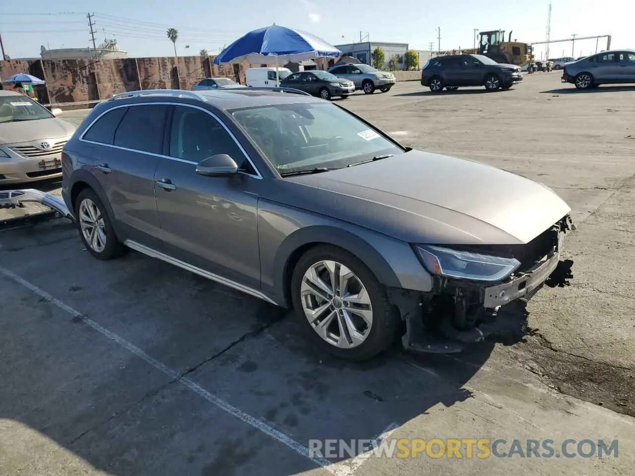 4 fotografías del automóvil dañado WA18NAF43LA066636 AUDI A4 2020