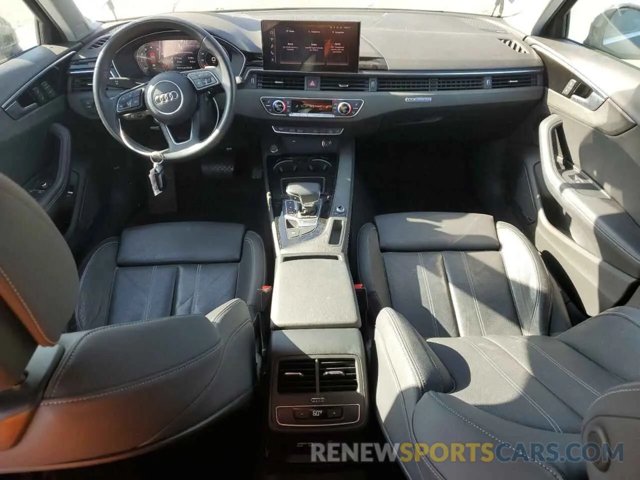 8 fotografías del automóvil dañado WA18NAF43LA066636 AUDI A4 2020