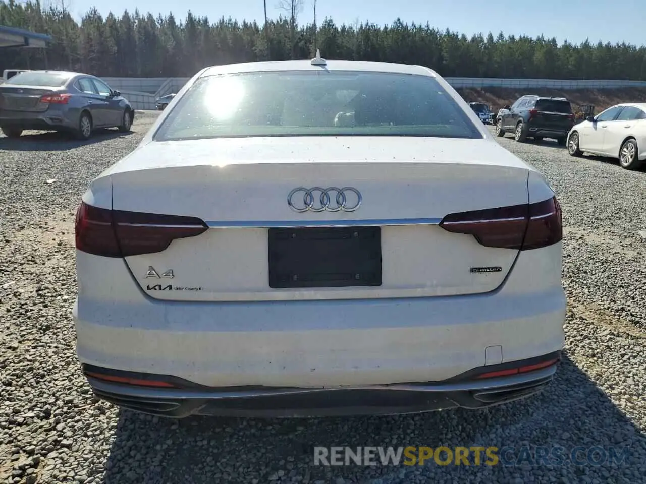 6 fotografías del automóvil dañado WAUDNAF41LN008082 AUDI A4 2020
