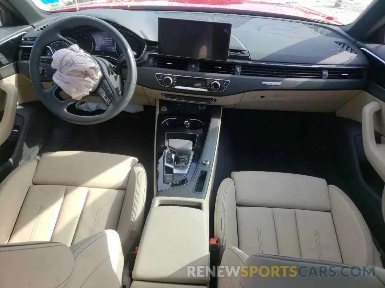 9 fotografías del automóvil dañado WAUDNAF44LA065206 AUDI A4 2020