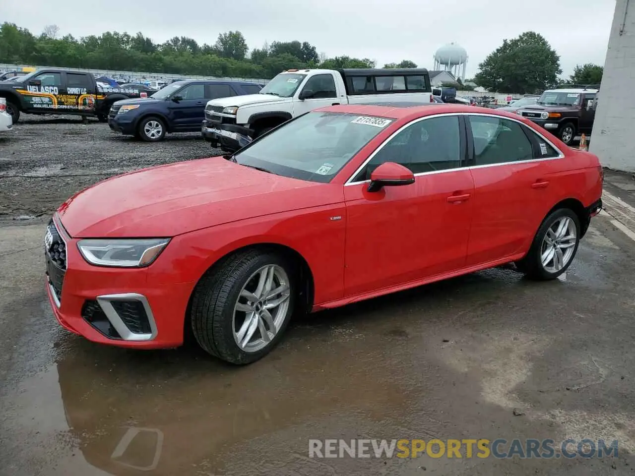 1 fotografías del automóvil dañado WAUDNAF44LN012952 AUDI A4 2020