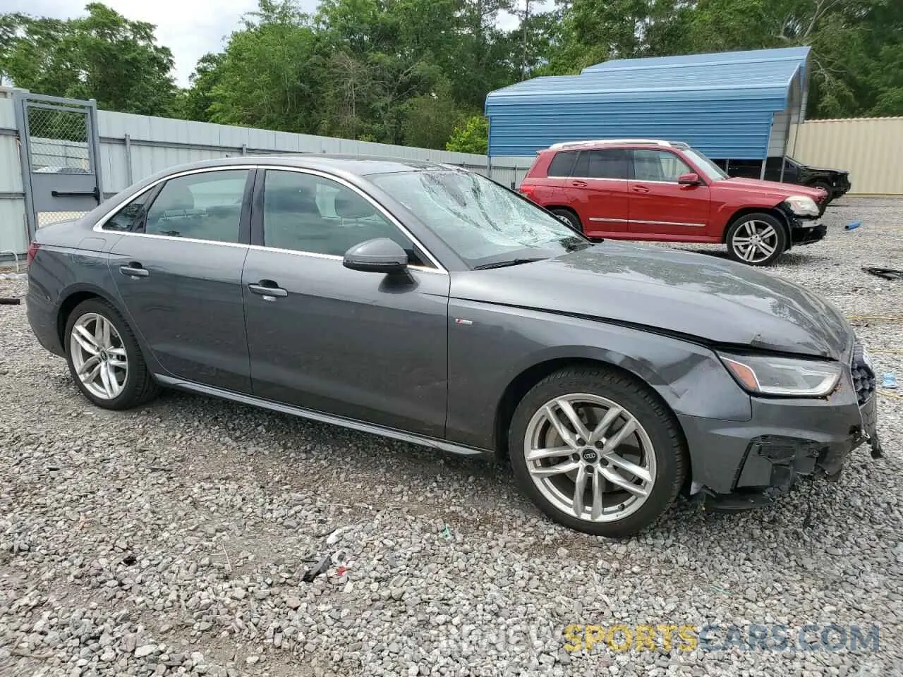 4 fotografías del automóvil dañado WAUDNAF47LA058444 AUDI A4 2020