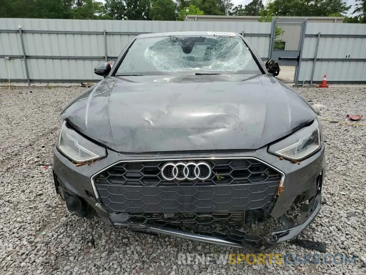 5 fotografías del automóvil dañado WAUDNAF47LA058444 AUDI A4 2020