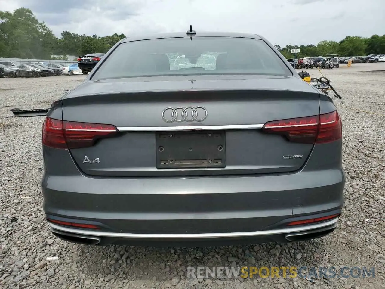 6 fotografías del automóvil dañado WAUDNAF47LA058444 AUDI A4 2020