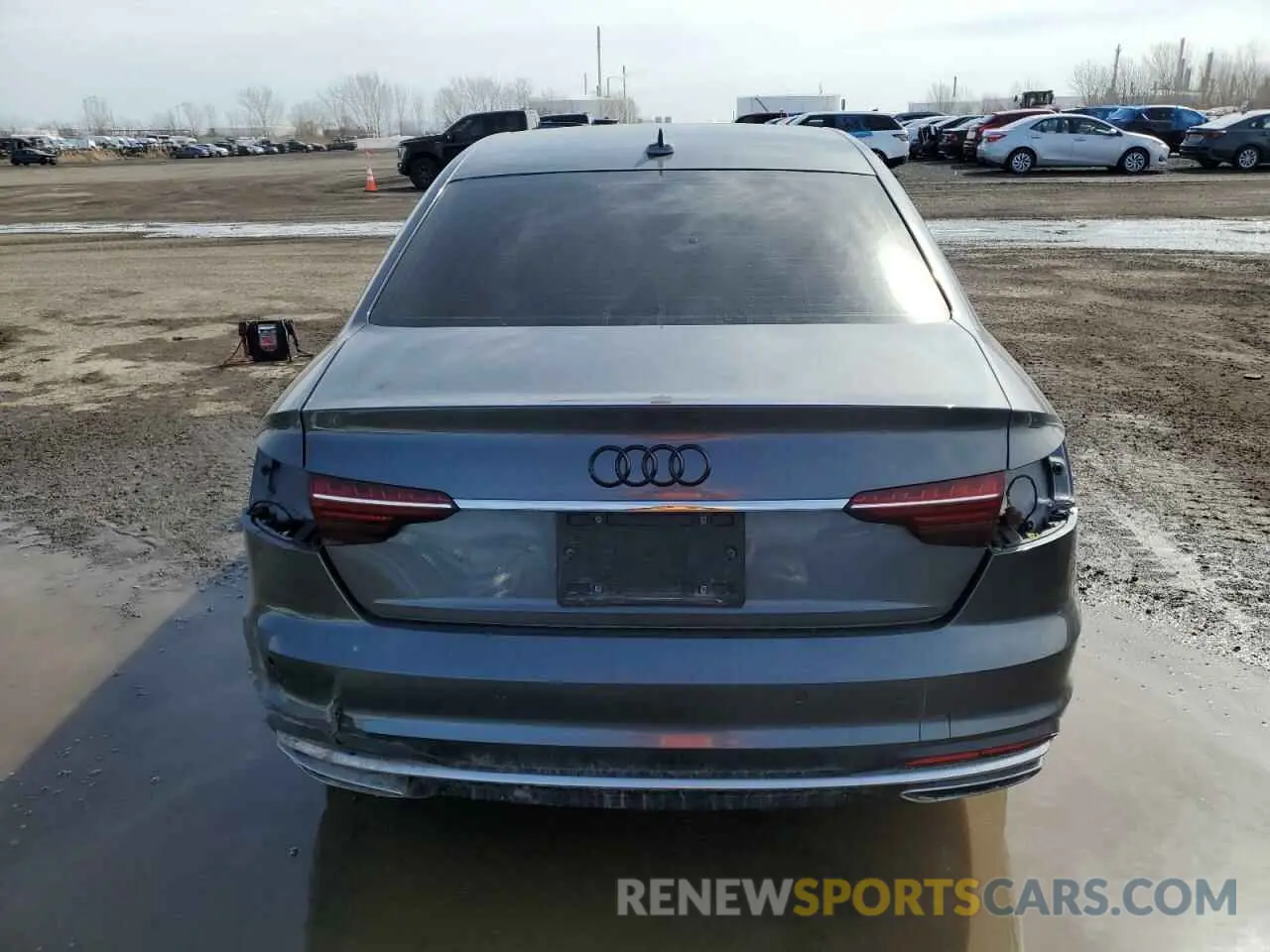 6 fotografías del automóvil dañado WAUENAF40LA051288 AUDI A4 2020