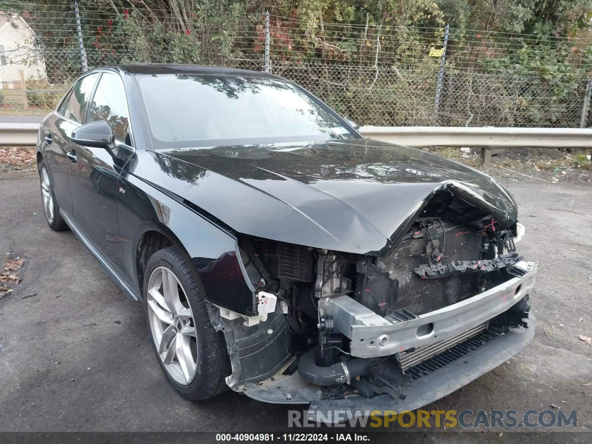 1 fotografías del automóvil dañado WAUENAF40LA061996 AUDI A4 2020