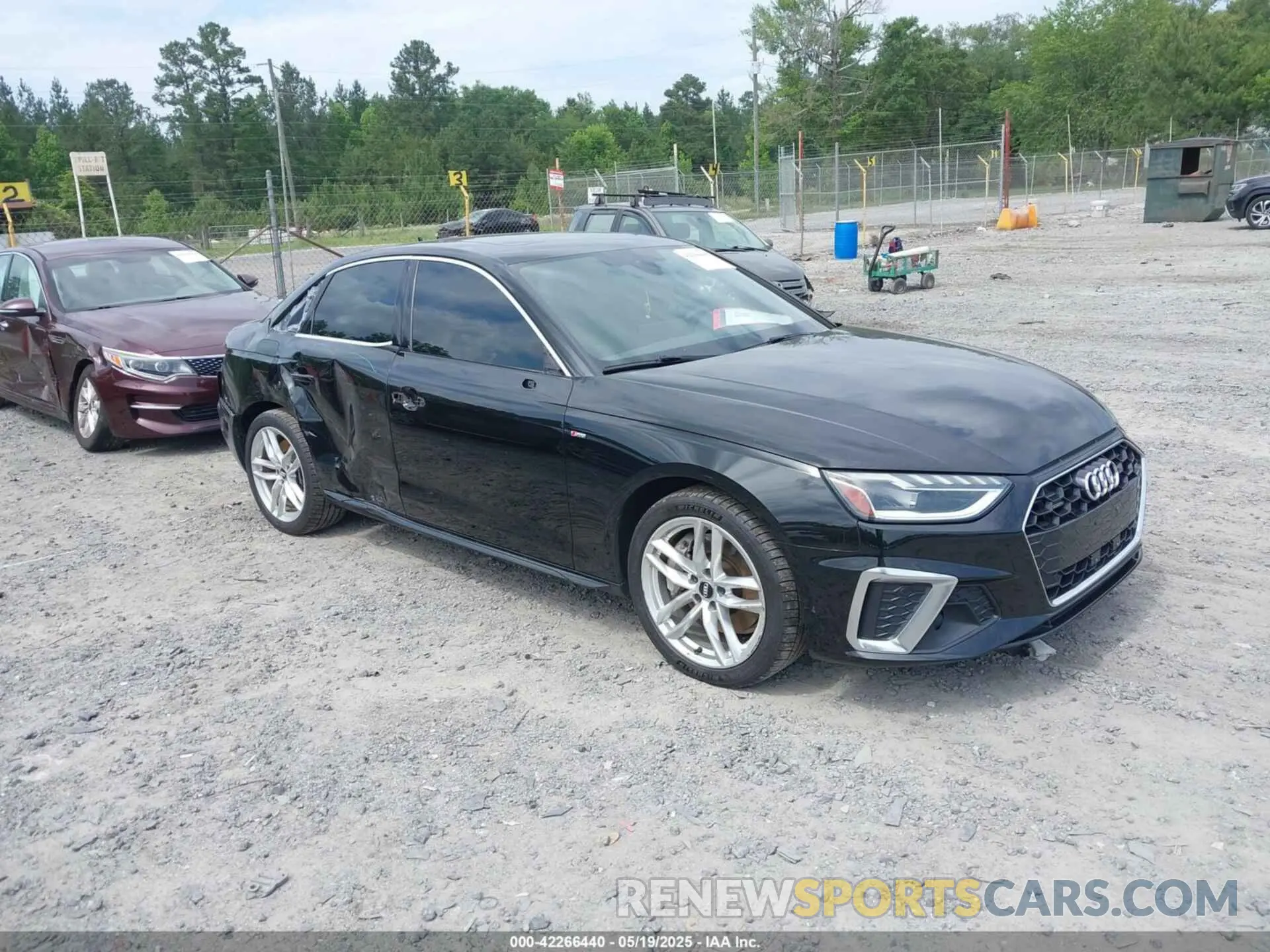 1 fotografías del automóvil dañado WAUENAF40LA062033 AUDI A4 2020