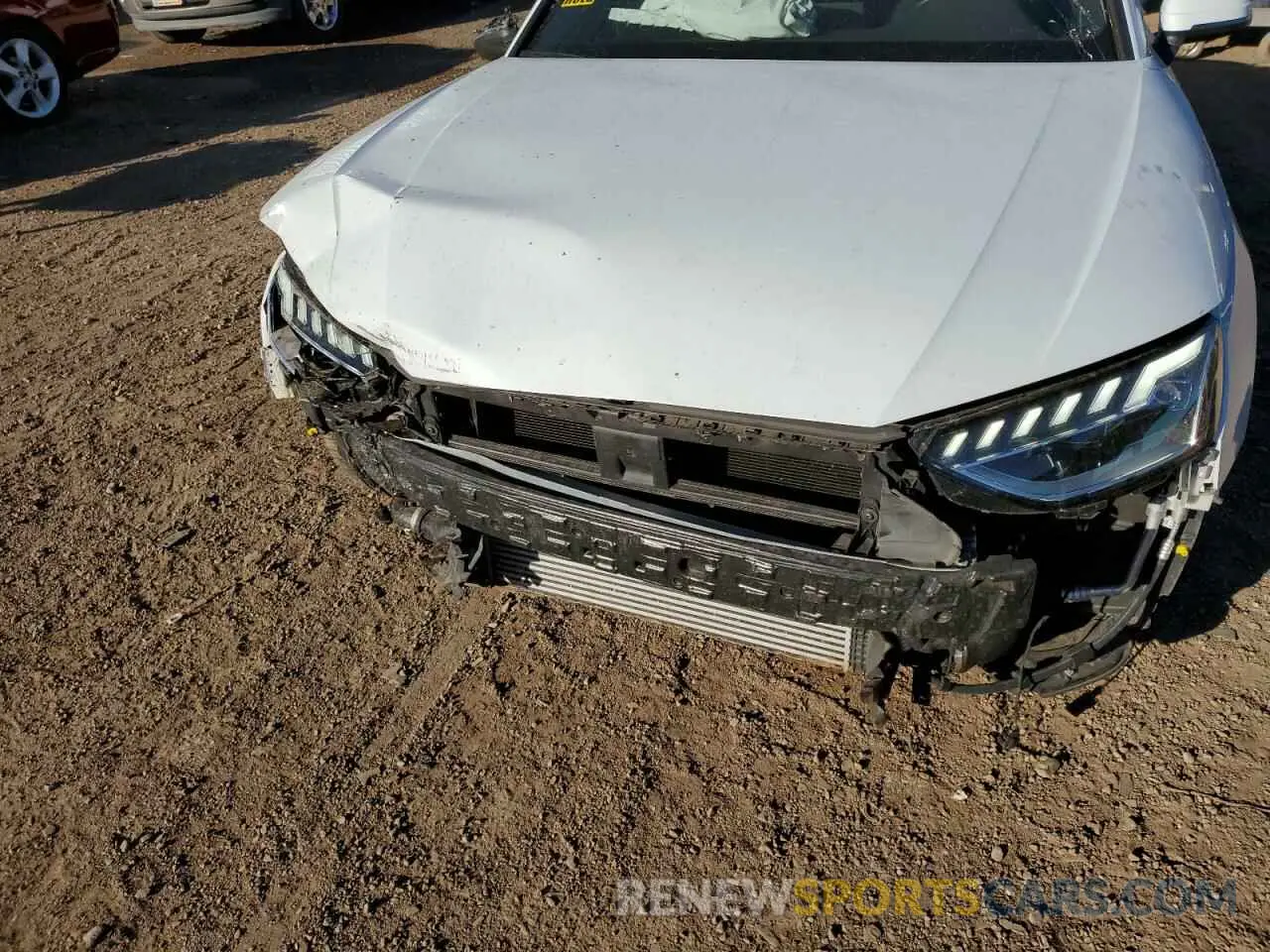 9 fotografías del automóvil dañado WAUENAF41LN006885 AUDI A4 2020