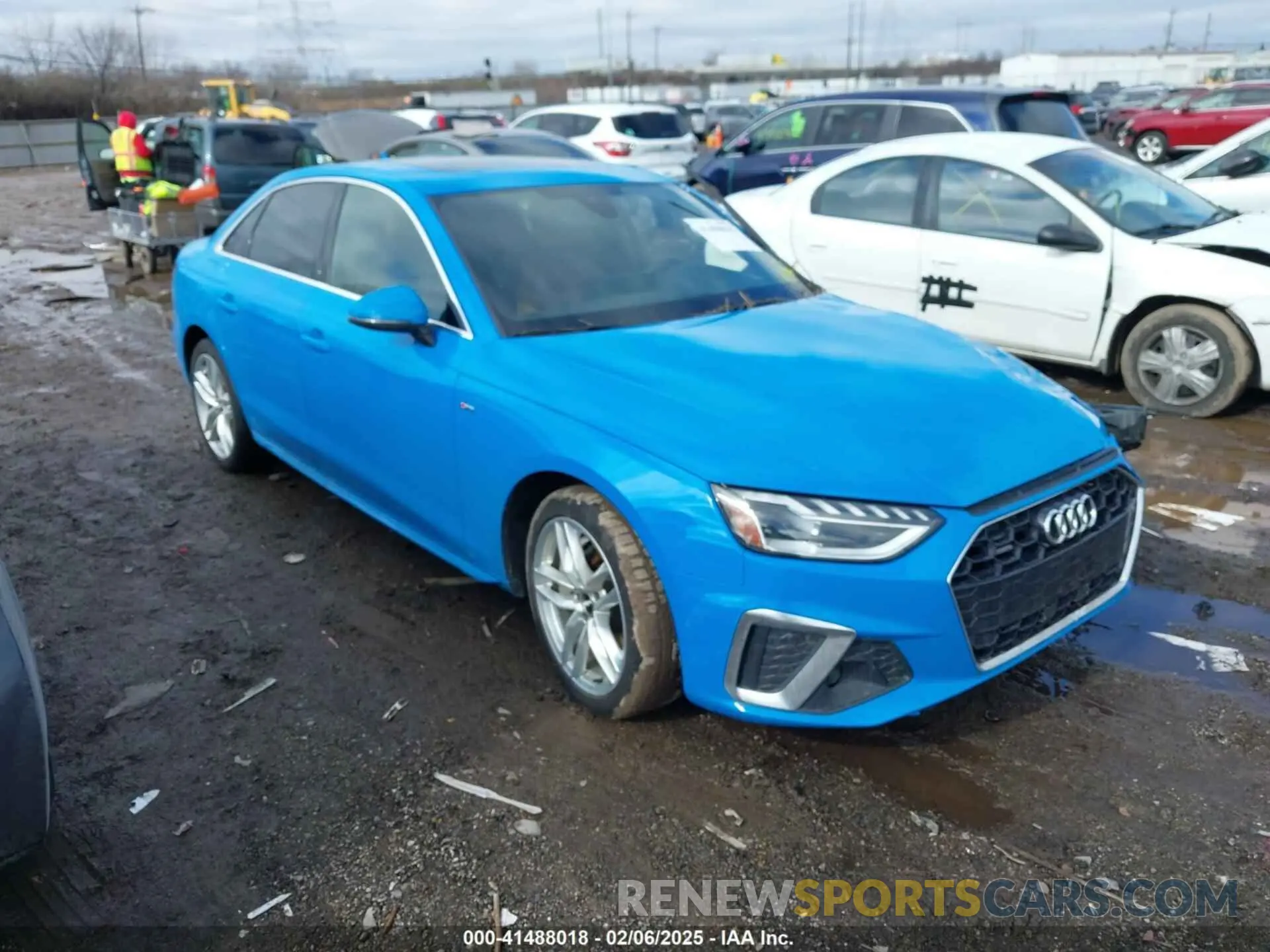 1 fotografías del automóvil dañado WAUENAF48LN006740 AUDI A4 2020