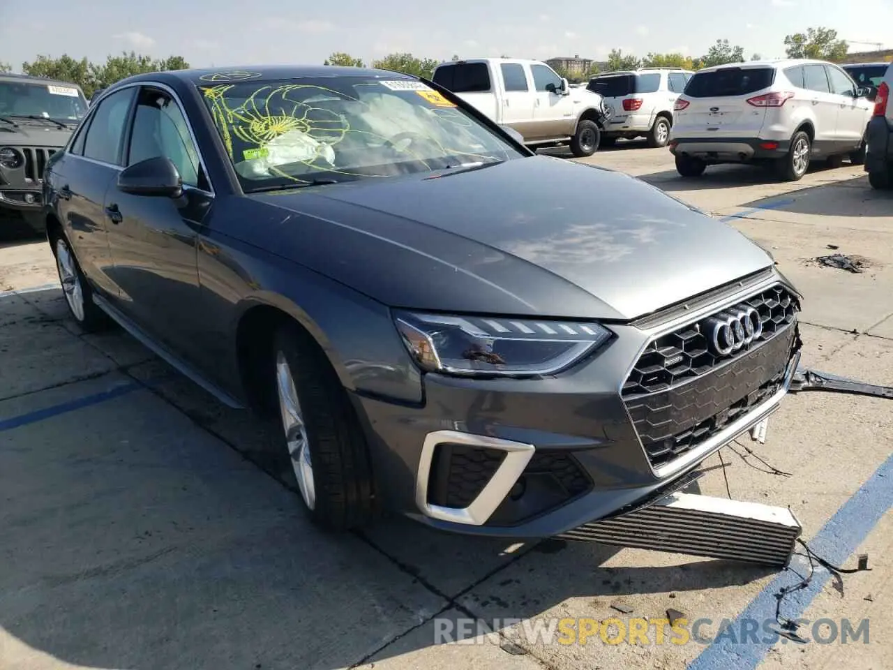 1 fotografías del automóvil dañado WAUENAF48LN007998 AUDI A4 2020