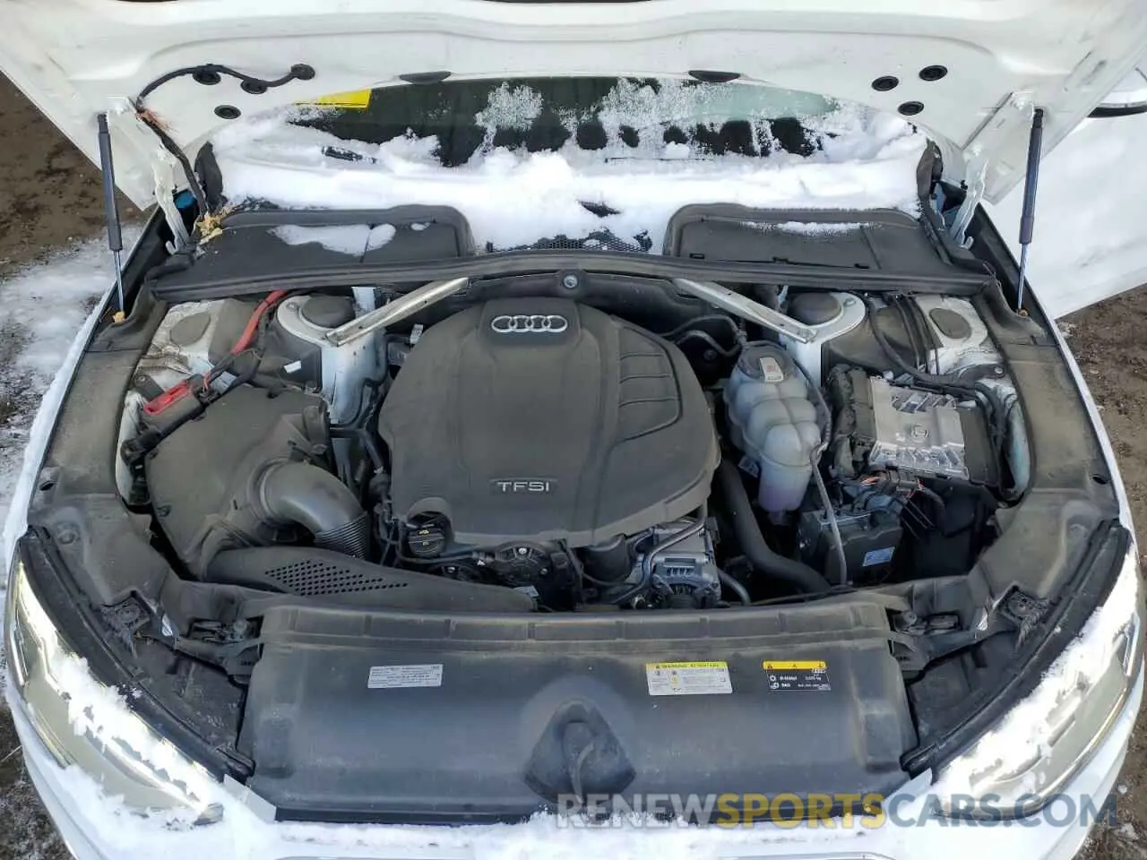 11 fotografías del automóvil dañado WAUENAF4XLN007923 AUDI A4 2020