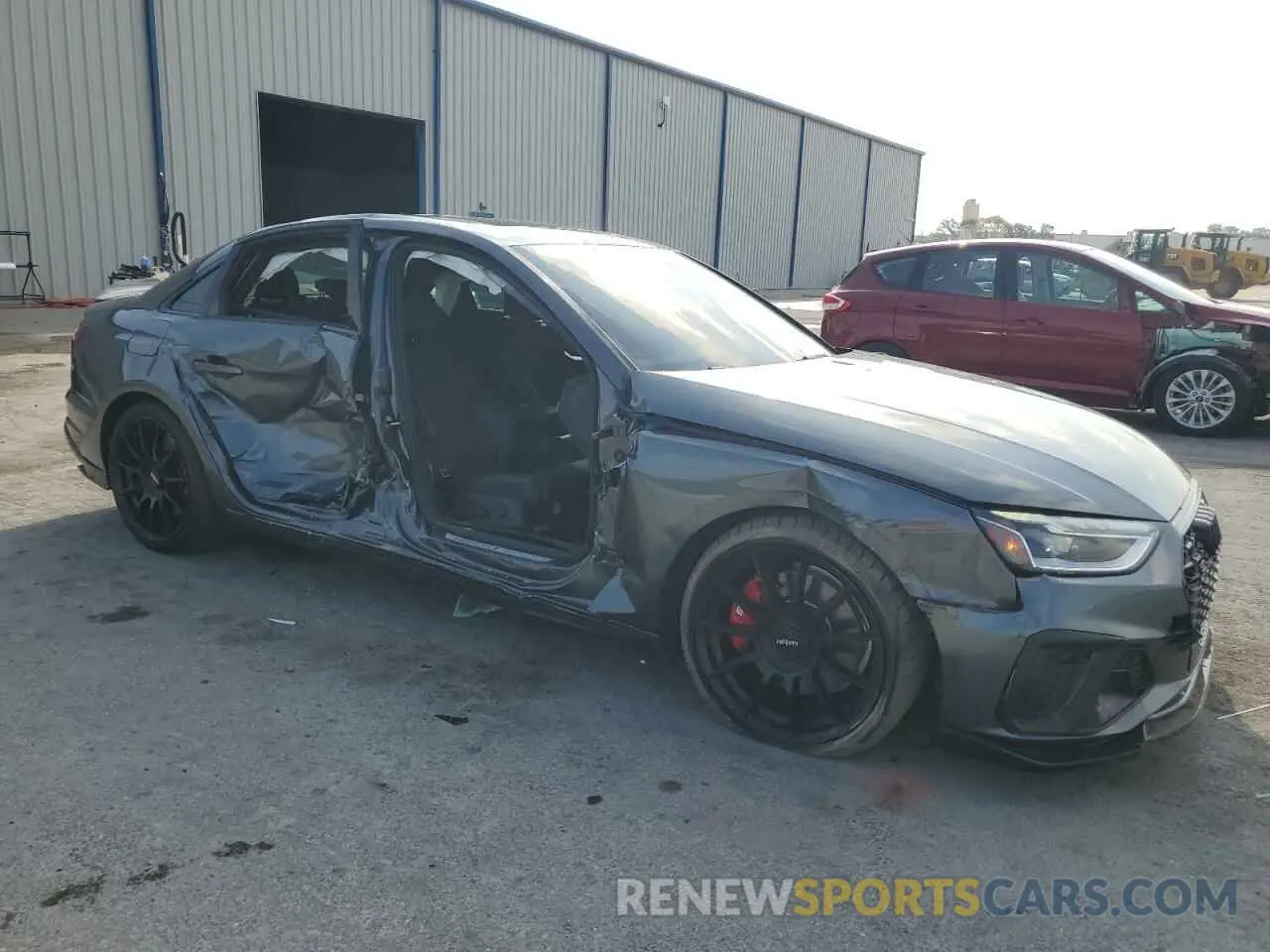 4 fotografías del automóvil dañado WAUENAF4XLN012359 AUDI A4 2020