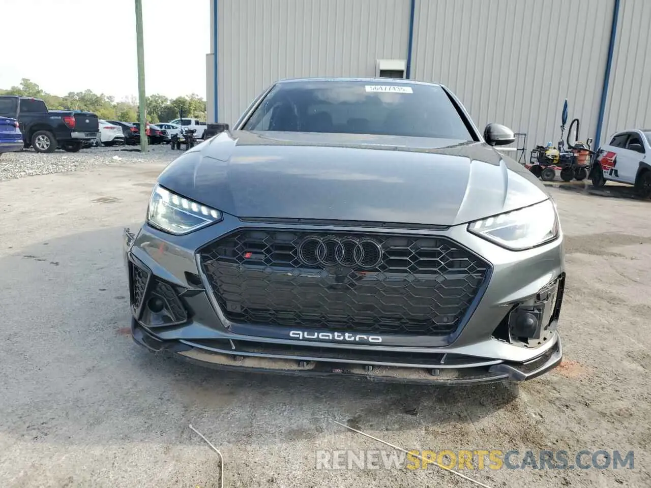5 fotografías del automóvil dañado WAUENAF4XLN012359 AUDI A4 2020