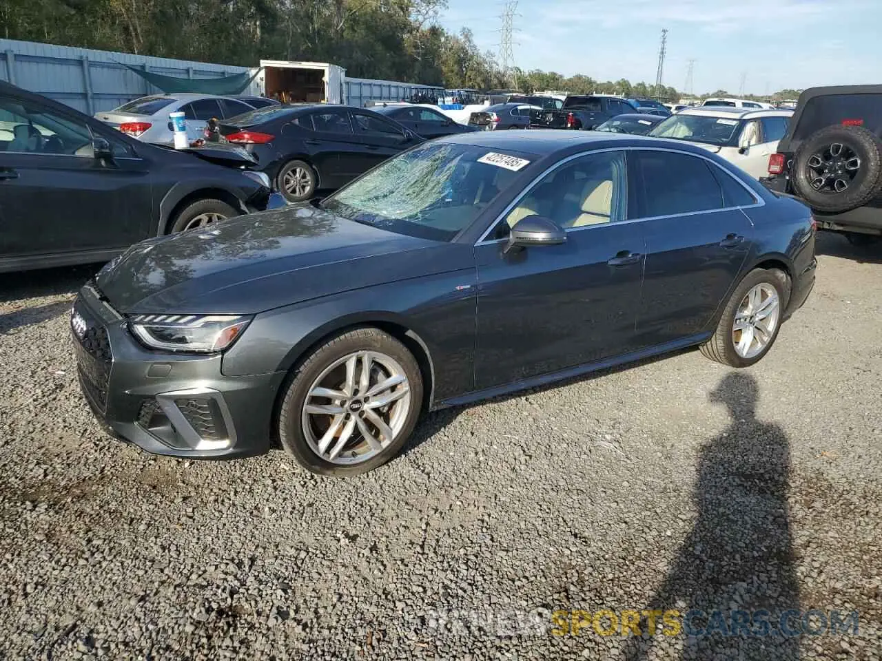 1 fotografías del automóvil dañado WAUFNAF46LA049422 AUDI A4 2020