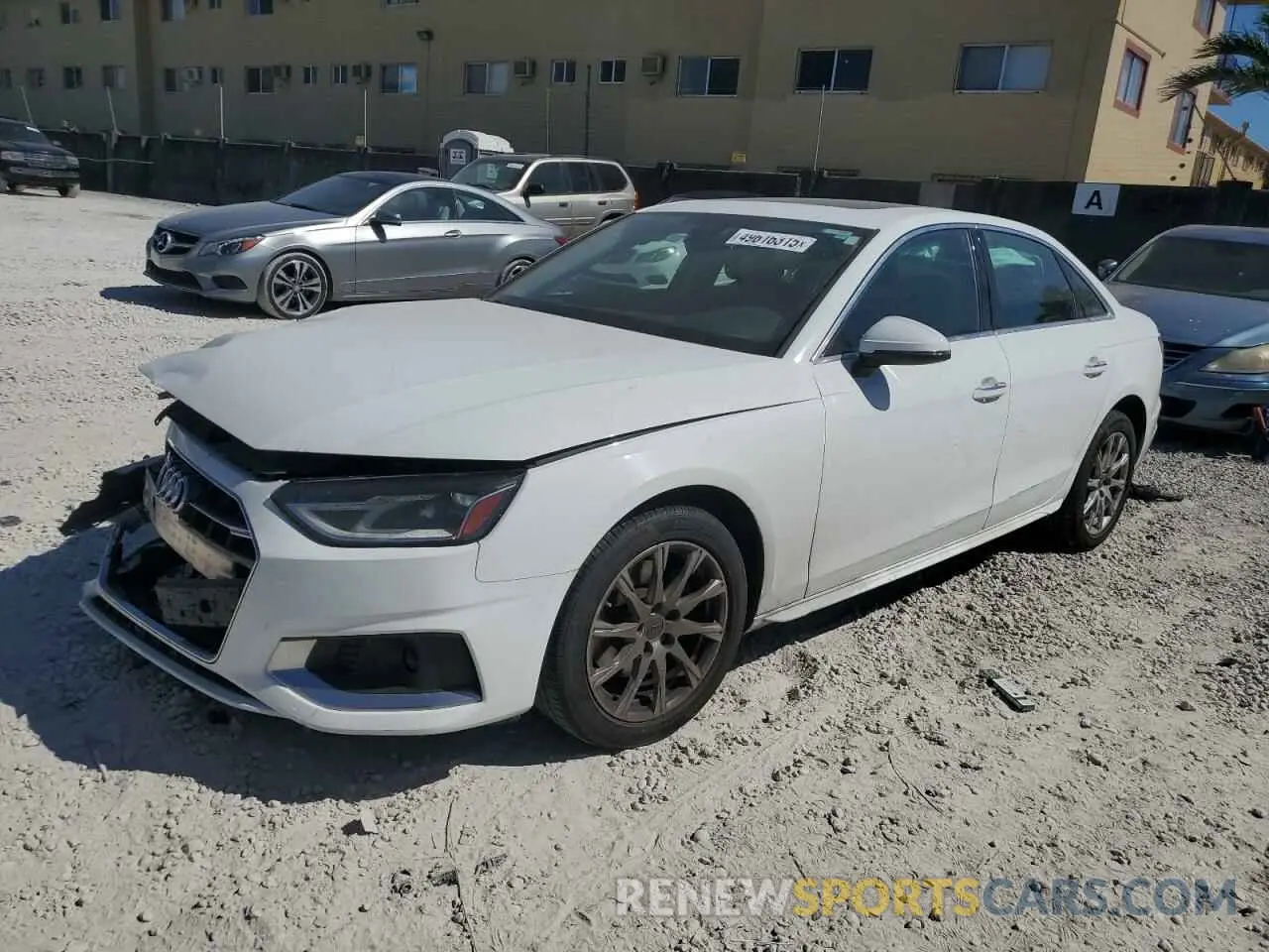 1 fotografías del automóvil dañado WAUGMAF41LN009636 AUDI A4 2020